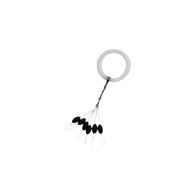 4 (55) Stopper Oval – Στόπερ Σιλικόνης Μαύρο - Image 1